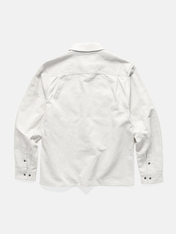 HAVEN Travail Shirt - Cotton Linen Denim Ivory, Shirts