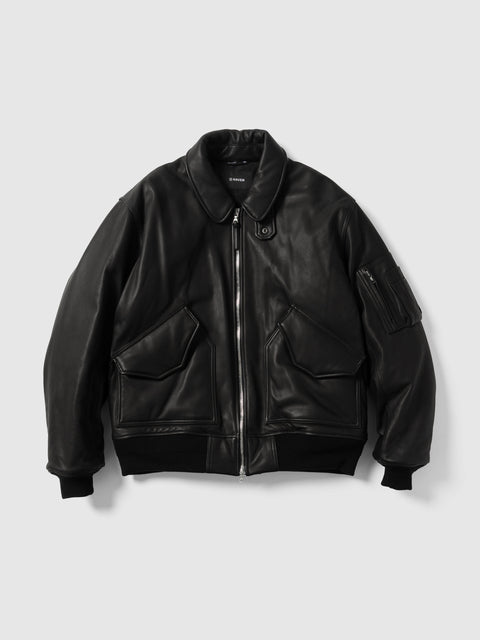 HAVEN Turbine Jacket - Leather Windstopper® Black, Leather Jackets
