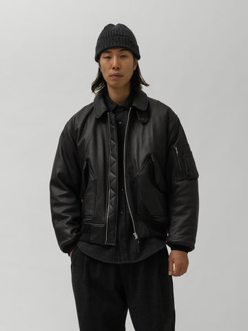 HAVEN Turbine Jacket - Leather Windstopper® Black, Leather Jackets