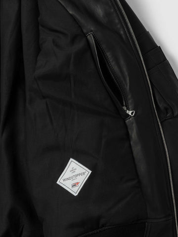 HAVEN Turbine Jacket - Leather Windstopper® Black, Leather Jackets