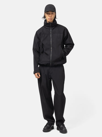 HAVEN Zephyr Jacket - Loro Piana Storm System 3L Nylon Wool Black, Jackets
