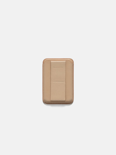 Hender Scheme Magnet Card Case Natural, Wallets