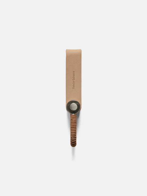 Hender Scheme Leather Key Shackle Natural, Keychains