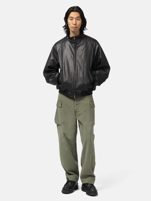 HERILL Lamb Leather Weekend Jacket Black, Leather Jackets