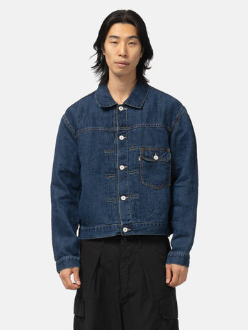 HERILL Linen Denim XXJacket Vintage Worn, Denim Jackets