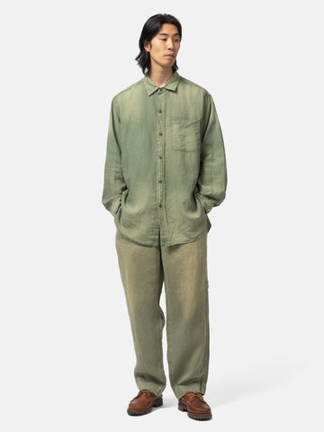 HERILL USMC HBT Linen Pants Olive Drab, Pants