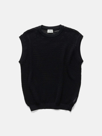 HERILL West Indian Seaisland Mesh N/S Black, Shirts
