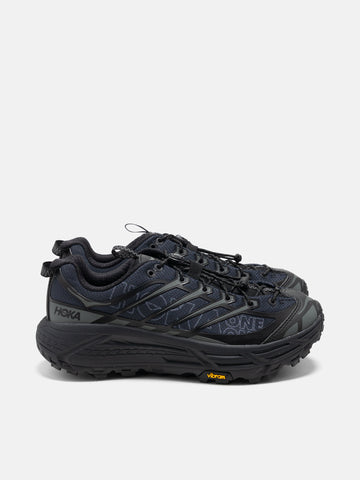 HOKA Mafate Three2 Wordmark Black / Outer Orbit, Sneakers
