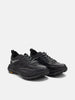 three quarter view of the HOKA U Mafate Speed 4 Lite Black / Outer Orbit