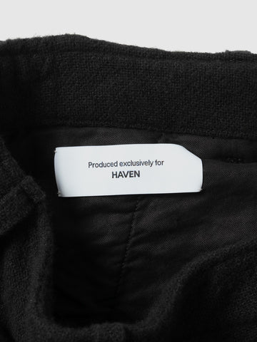 HERILL for HAVEN Rigidwool Jungle Fatigue Pants Black, Pants