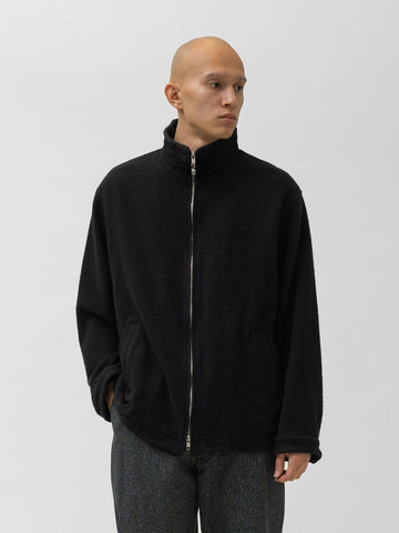 HERILL for HAVEN Rigidwool Zip-up Jacket Black, Jackets