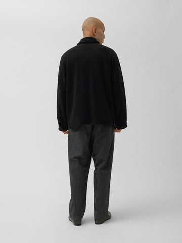 HERILL for HAVEN Rigidwool Zip-up Jacket Black, Jackets