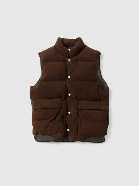 HERILL Sheepleather Woodchopper's Vest Brown, Vests