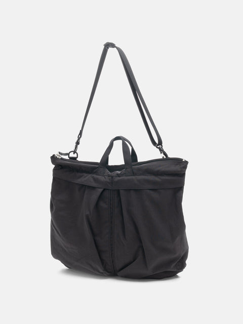 hobo Helmet Bag Nylon Oxford Onibegie Dyed Charcoal, Shoulder Bags