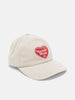 Human Made 6Panel Twill Cap White, Caps