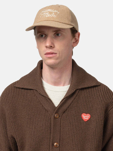 Human Made 6Panel Wool Cap Beige, Caps