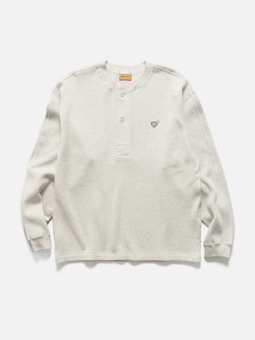 Human Made Henley Neck Shirt White, Shirts