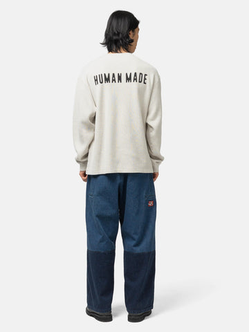 Human Made Henley Neck Shirt White, Shirts