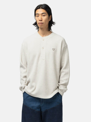 Human Made Henley Neck Shirt White, Shirts