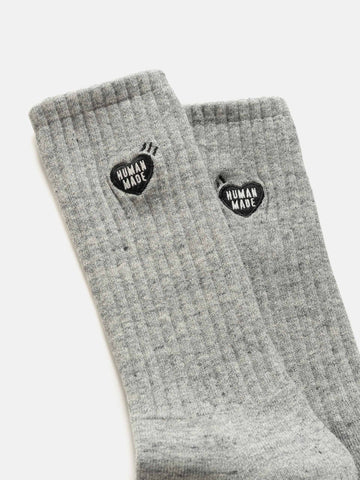 Human Made Pile Socks Gray, Socks