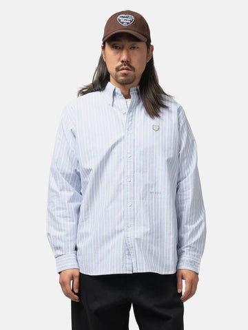 Human Made Stripe Ox B.D Shirt Blue, Shirts