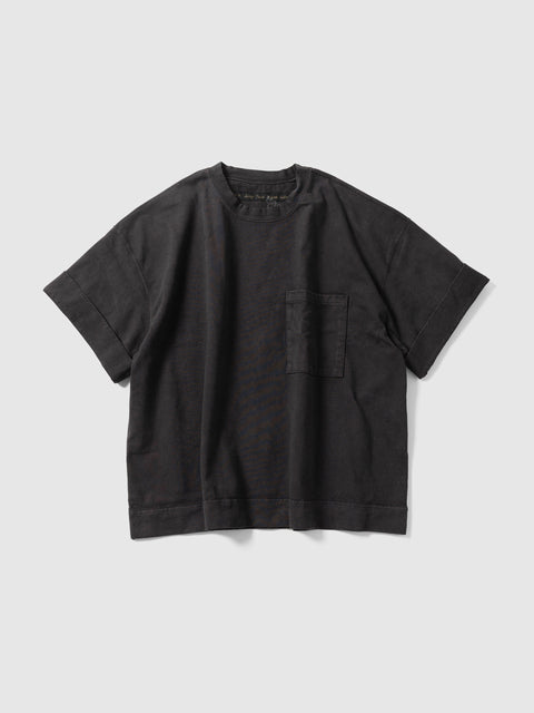 KAPITAL 16/-Dense Jersey ARMY Beach Packed T I-B, T-Shirts