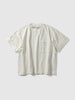 KAPITAL 16/-Dense Jersey ARMY Beach Packed T White, T-Shirts