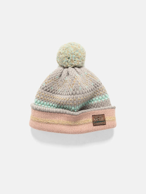 KAPITAL 5G Wool Knit Cap Gray, Caps