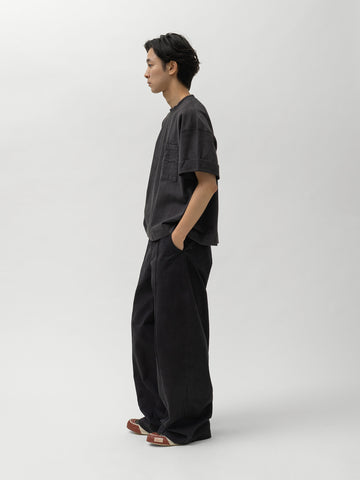KAPITAL Chino BOOGIE DAY Baggy Pants Black, Pants