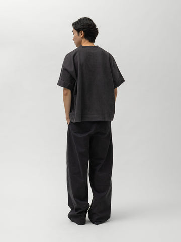 KAPITAL Chino BOOGIE DAY Baggy Pants Black, Pants