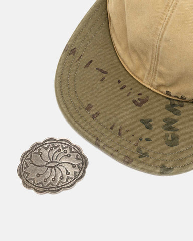 KAPITAL Chino Brim Field Cap Beige, Caps