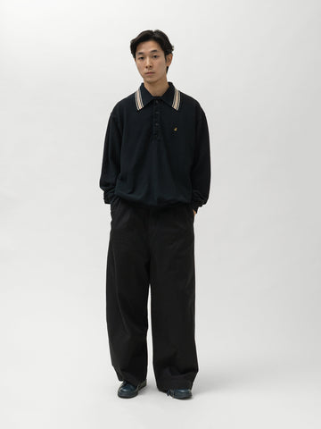 KAPITAL Chino High Waisted NIME Pants Black, Pants