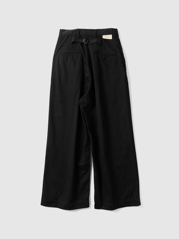KAPITAL Chino High Waisted NIME Pants Black, Pants