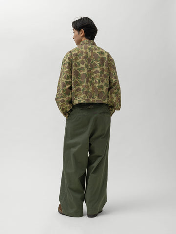 KAPITAL Chino High Waisted NIME Pants Khaki, Pants