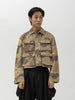 KAPITAL Cotton Herringbone PECKISH CHOCO-ChIP CAMO ARMY JKT Beige, Jackets