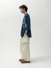 KAPITAL Gabergine Cotton AODAI Cargo Pants 2026 White, Pants