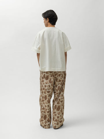 KAPITAL HUNTER CAMO Herringbone Reversible Fatigue Baggy Pants HunterCAMO, Pants