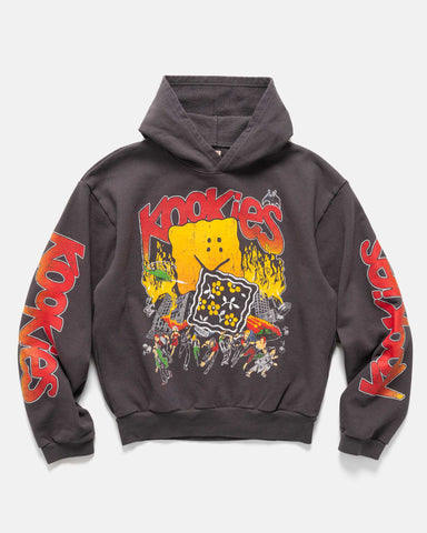 KAPITAL SWT Knit Hoodie (BUSTER PECKISH RAINBOWY) I-B, Hoodies