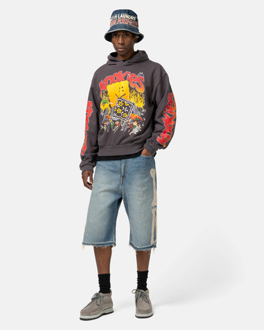 KAPITAL SWT Knit Hoodie (BUSTER PECKISH RAINBOWY) I-B, Hoodies
