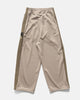 KAPITAL Smooth Jersey Stantman&woman Baggy Track Pants (Banner Stuntman) Beige, Pants