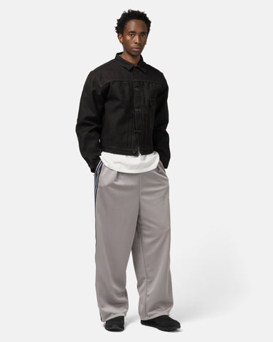 KAPITAL Smooth Jersey Stantman&woman Baggy Track Pants (Banner Stuntman) Grey, Pants
