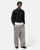 KAPITAL Smooth Jersey Stantman&woman Baggy Track Pants (Banner Stuntman) Grey, Pants