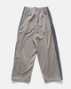 KAPITAL Smooth Jersey Stantman&woman Baggy Track Pants (Banner Stuntman) Grey, Pants
