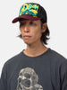 KAPITAL TH.D.D.Track Cap BLKxBurgundy, Caps