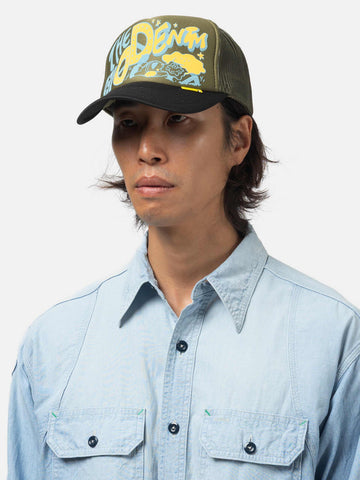 KAPITAL TH.D.D.Track Cap KHAxBLK, Caps