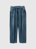 KAPTAIN SUNSHINE 5P Zipper Front Denim Pants Indigo Vintage Wash, Jeans