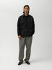 KAPTAIN SUNSHINE Cotton Satin Field Shirt Jacket Black, Jackets