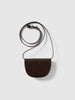 KAPTAIN SUNSHINE Round Wallet Mid Pouch Dark Brown, Pouches