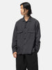 KAPTAIN SUNSHINE Silk Military Shirt Jacket Ink Black, Shirts