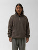 KAPTAIN SUNSHINE Silk Wool Fleece Pullover Brown, Fleece